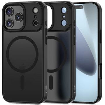 Tech-protect Matt MagSafe maska za iPhone 17 Pro Max, crna