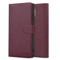 Tech-protect Wallet preklopna maska za Samsung Galaxy A26 5G / A17 4G / 5G, bordo