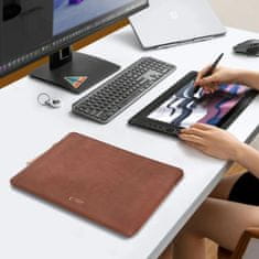 Tech-protect Fleece torbica za laptop 13-14'', smeda