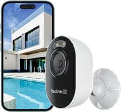 Reolink Lumus E450 IP kamera, pametni alarm, IP65 vodoodpornost, bela