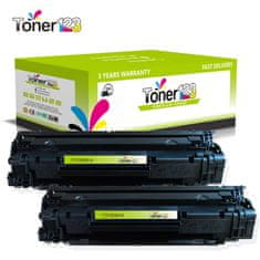 Toner123 Komplet HP 83A / CF283A / LaserJet Pro MFP M125, M126, M127, M128, M200, M201, M202, M220, M225, M226 zamjenski toneri (2) - 2 × crna