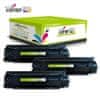Komplet HP 83A / CF283A / LaserJet Pro MFP M125, M126, M127, M128, M200, M201, M202, M220, M225, M226 zamjenski toneri (3) - 3 × crna