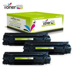 Toner123 Komplet HP 83A / CF283A / LaserJet Pro MFP M125, M126, M127, M128, M200, M201, M202, M220, M225, M226 zamjenski toneri (3) - 3 × crna
