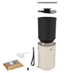 Skaza Kuhinjski komposter Bokashi Organko 2, 2x 9,6l, krem bijeli (100892)