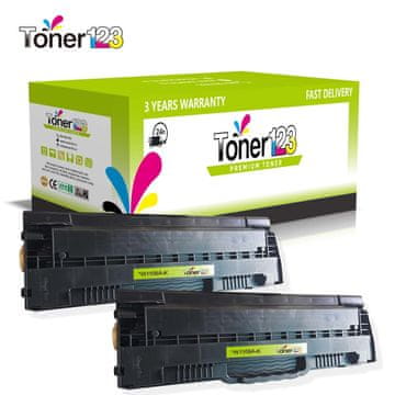 Toner123 Komplet HP 106A / W1106A / Laser 107, 107a, 107w / Laser MFP 135, 135a, 135w, 137, 137fnw zamjenski toneri (2) - 2 x crna