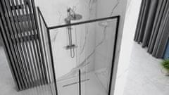 REA Tuš kabina SOLAR BLACK MAT 120x90