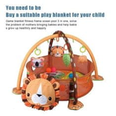 Tavalax Leikkikehä 3in1 Leo pallomerellä