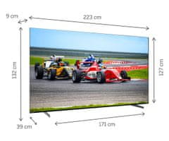 Thomson 100QG7S14 4K UHD QLED PRO TV, 254 cm (100&quot;), GoogleTV, 144Hz, pametni daljinski