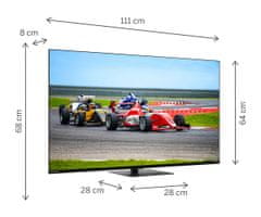 Thomson 50QG7S14 4K UHD QLED PRO TV, 126 cm (50&quot;), GoogleTV, 144Hz, pametni daljinski