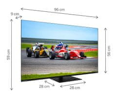 Thomson 43QG7S14 4K UHD QLED PRO televizor, 109 cm (43"), GoogleTV, 144Hz, pametni daljinec