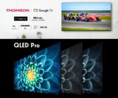 Thomson 43QG7S14 4K UHD QLED PRO televizor, 109 cm (43"), GoogleTV, 144Hz, pametni daljinec