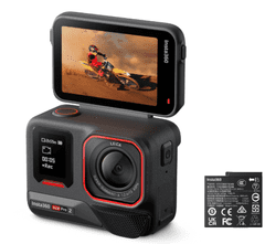 Insta360 Ace Pro 2 Dual Battery Xplorer Bundle akcijska kamera, 8K, 1800 mAh, do 180 min, tamno siva (22145280)