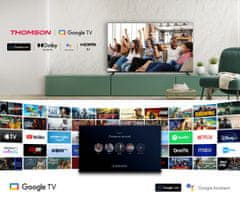 Thomson 50UG4S14 4K UHD LED TV, 127 cm (50&quot;), Google TV, pametni daljinski upravljač