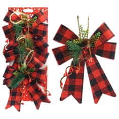 Denis Mašna 17 cm karo crveno-crna 3/1 pak