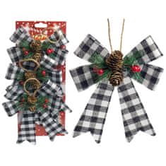 Denis Mašna 17 cm karo crno-bijela 3/1 pak