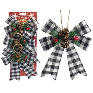 Denis Mašna 17 cm karo crno-bijela 3/1 pak