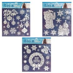 Denis Božićne naljepnice za staklo 30*30 cm