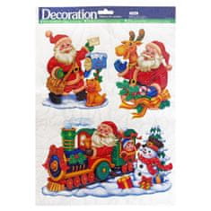 Denis Božićne naljepnice za staklo 31,5×42 cm