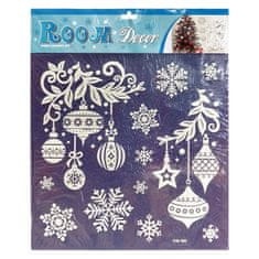 Denis Božićne naljepnice za staklo 30*30 cm