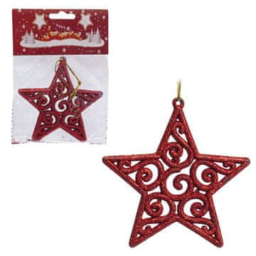 Denis Božićna Zvijezda crvena 10 cm 2/1 pak