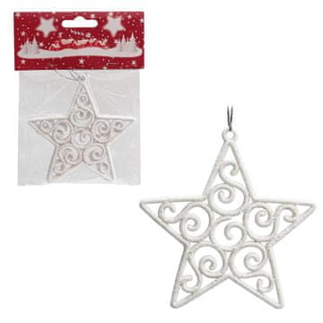 Denis Božićna Zvijezda 10 cm bijela 2/1 pak