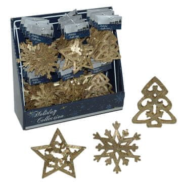 Denis Metalni ukras za bor zlatni