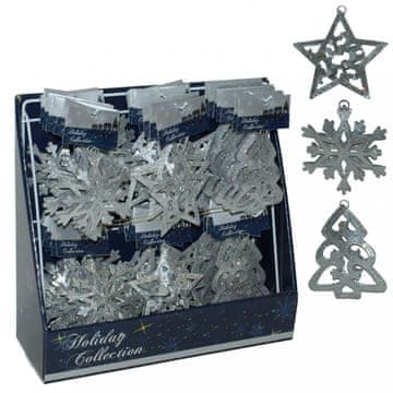 Denis Metalni ukras za bor srebrni