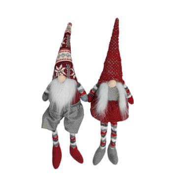 Denis Božićni patuljak gnom s rastezljivim nogama, 70cm, sorto