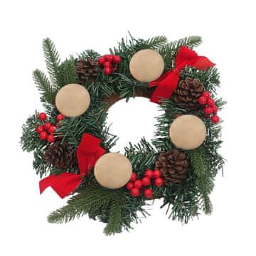 Denis Adventski vijenac 30cm stolni za svijeće