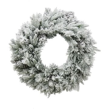 Denis Božićni vijenac za vrata, snijeg, 30 cm