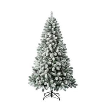 Denis PVC i PE jelka 210 cm sa snijegom i metalnim postoljem