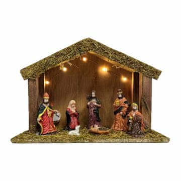 Denis Drvene jaslice 5x LED 26 cm