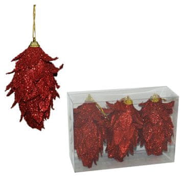 Denis Stiropor crvene kuglice 10 cm