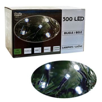 Denis 300 LED, lanac, bijelo svjetlo, 8 funkcija