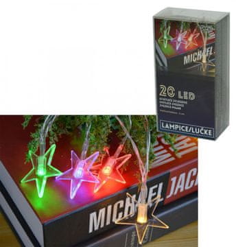 Denis 20 LED svj. kuglice 3 cm na bat.