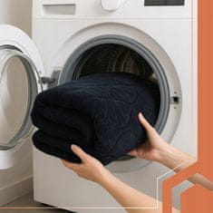 Ruhhy Električna periva grijaća deka od 85 W, 180 x 130 cm, crna