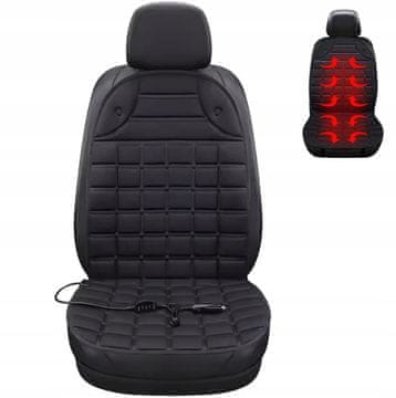 aptel 30W grijaća podloga za auto s daljinskim upravljačem crna 12V