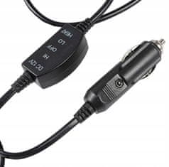 aptel 30W grijaća podloga za auto s daljinskim upravljačem crna 12V