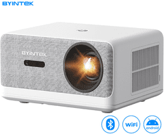 Byintek Prijenosni LED projektor Love U14, Android, WIFI, BT, 1250 ANSI lumena, AUTO fokus + daljinski upravljač