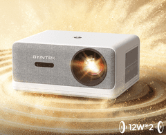 Byintek Prijenosni LED projektor Love U14, Android, WIFI, BT, 1250 ANSI lumena, AUTO fokus + daljinski upravljač