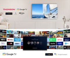 Thomson 32HG2S14 HD LED TV, 81 cm (32&quot;), Google TV, pametni daljinski upravljač, bijela (čisto bijela)
