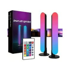 EVEON Smart Bars RGB stolna svjetiljka 2kom, crno