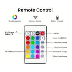EVEON Smart Bars RGB stolna svjetiljka 2kom, crno
