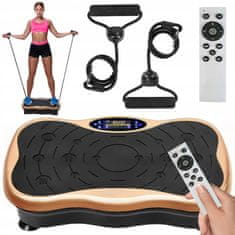 LIVEFY Vibro Fit vibracijska ploča za vježbanje, zlatna