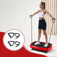 LIVEFY Vibro Fit vibracijska ploča za vježbanje, crvena