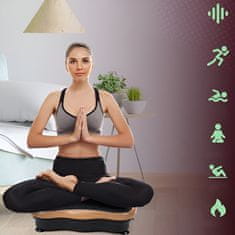 LIVEFY Vibro Fit vibracijska ploča za vježbanje, zlatna