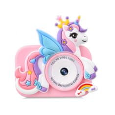 MG DC101 Unicorn dječja kamera + 32GB kartica, ružičasta