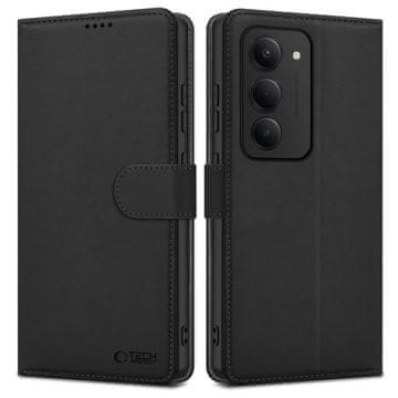 Tech-protect Wallet preklopna maska za Xiaomi Redmi 15 4G / 5G, crno