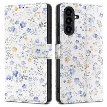 Tech-protect Wallet preklopna maska za Samsung Galaxy A26 5G / A17 4G / 5G, spring flowers