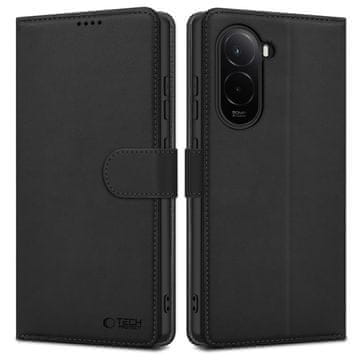 Tech-protect Wallet preklopna maska za Xiaomi Poco M7, crno